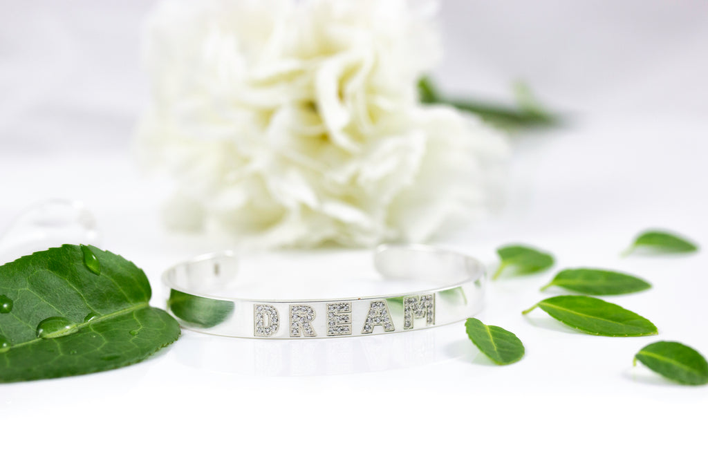 Intention Dream Cuff With Paved CZs