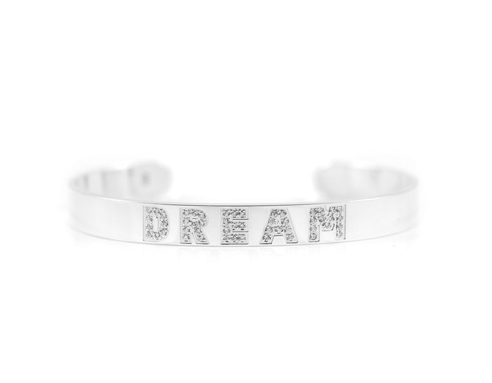 Intention Dream Cuff With Paved CZs