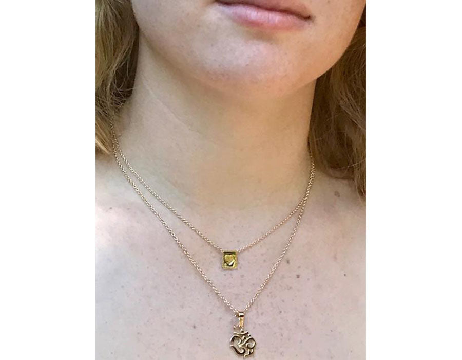 Mini Love Stamp Necklace