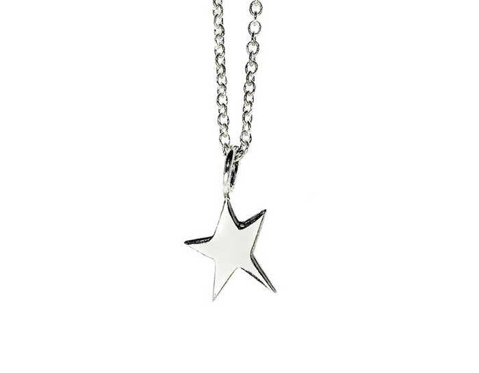 Sterling Silver Small Star Necklace