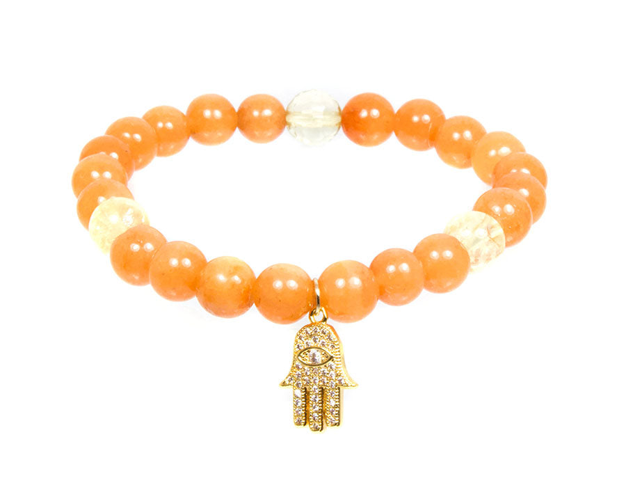 I Am Intention Bracelet Set ~ Sacral Chakra
