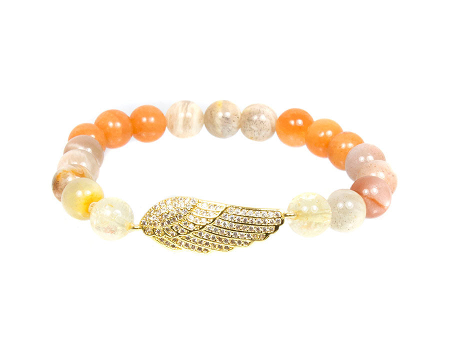 I Am Intention Bracelet Set ~ Sacral Chakra