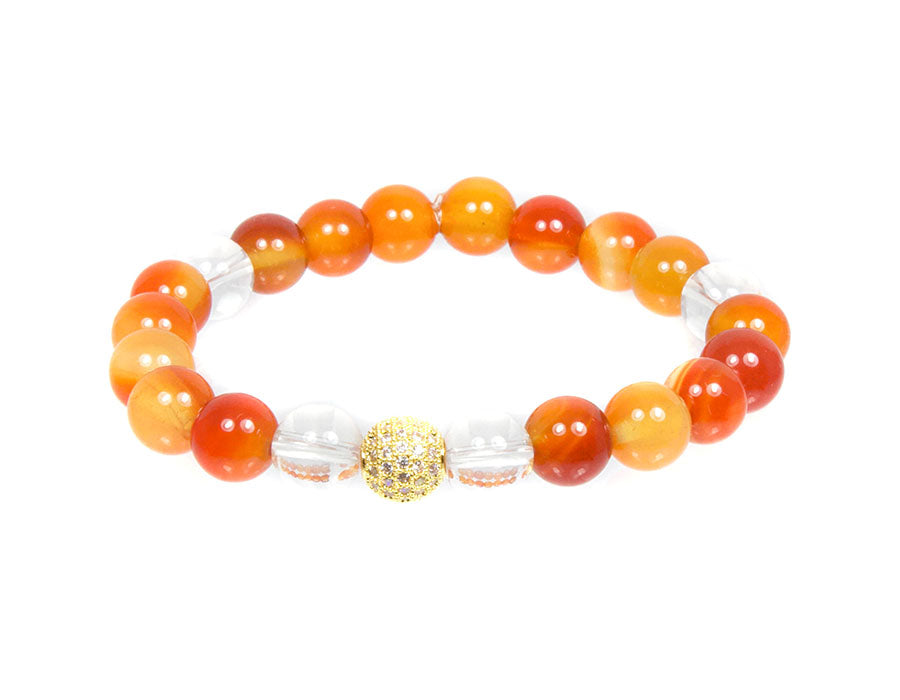 I Am Intention Bracelet Set ~ Sacral Chakra