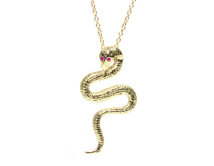 Small Sultry Serpent Necklace