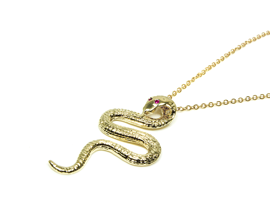 Small Sultry Serpent Necklace
