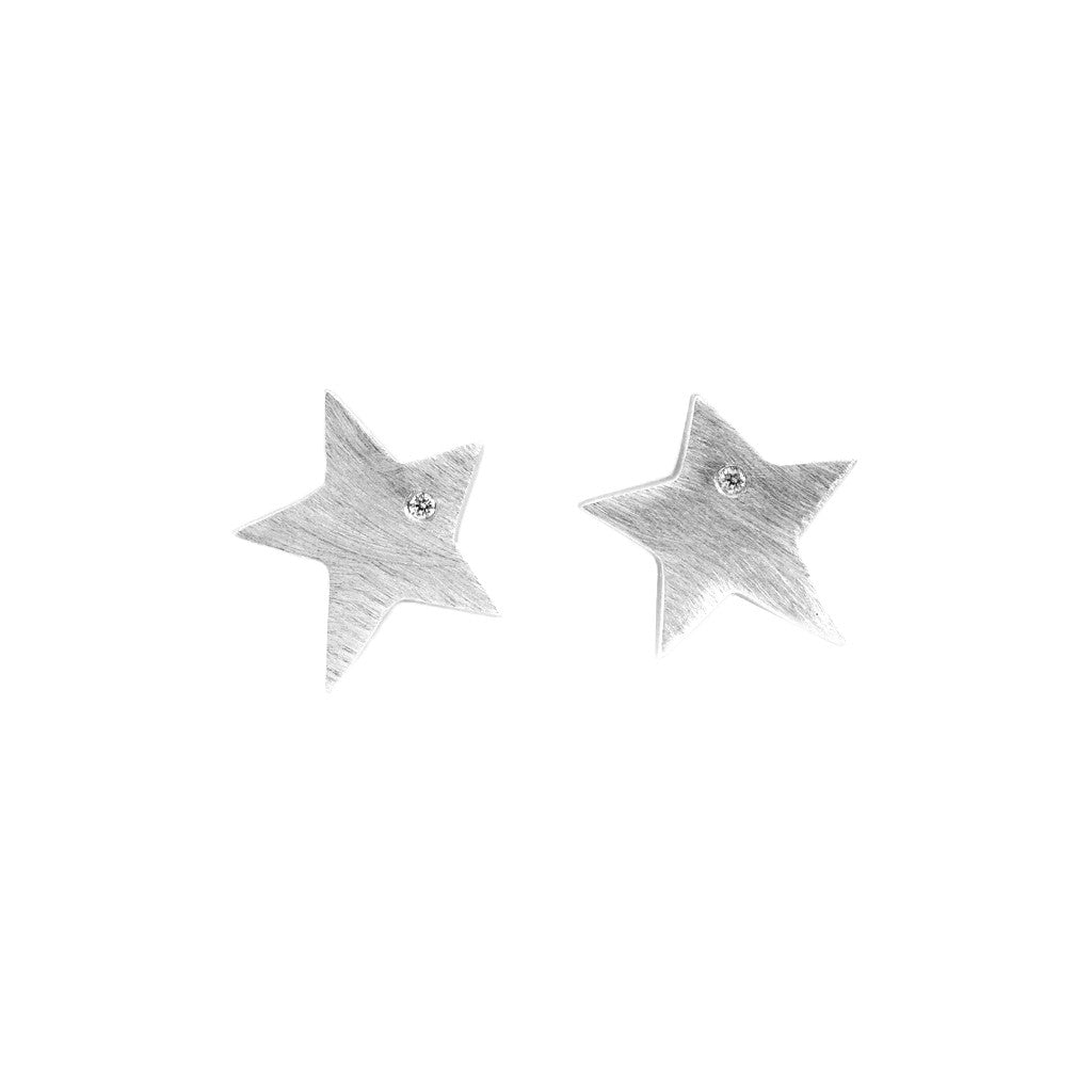 Diamond Magic Star Stud Earrings