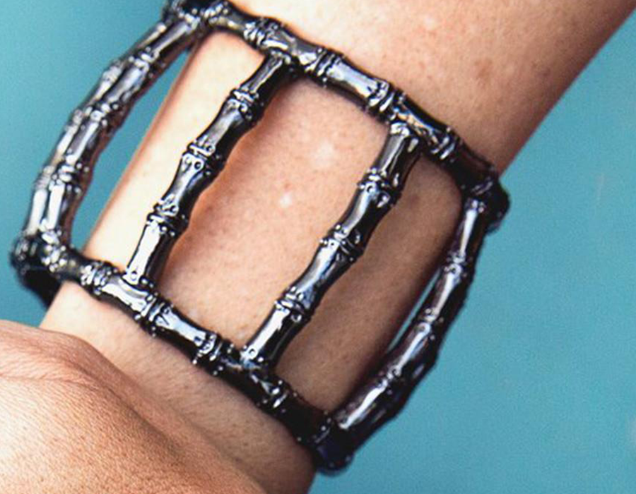 Lucky Bamboo Cage of Strength Arm Cuff