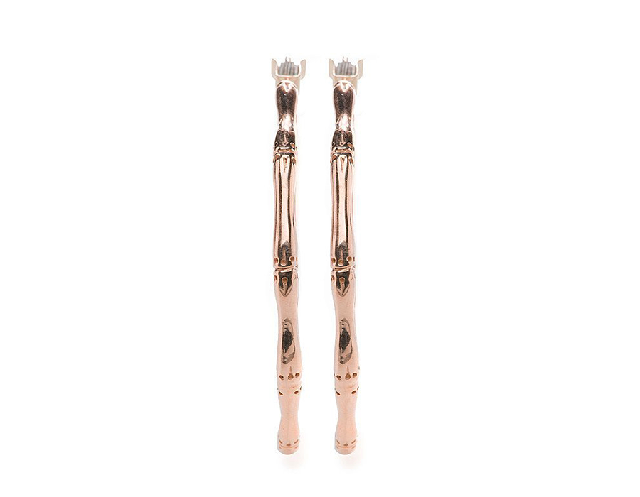 Lucky Bamboo Hoop Earrings